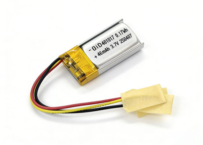 OID401017 3.7V 48mAh Medical-Grade Lithium-Ion Polymer Battery with Wide Temperature Range for Insulin Pumps
