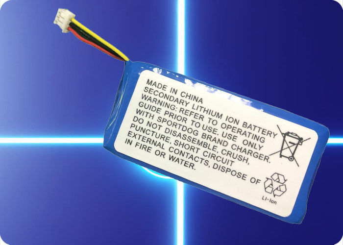 3.7V 1850mAh Lithium Polymer Battery with 300+ Cycles