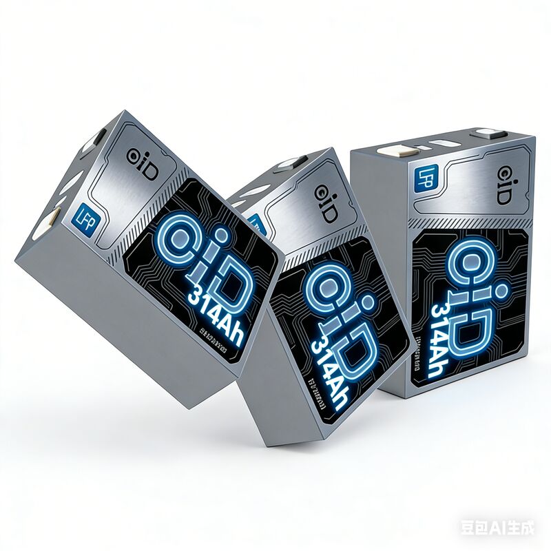 OID 3.2V 314Ah LiFePO4 Battery Cell with 8000 Cycles and 1C Discharge for Solar & EV Applications