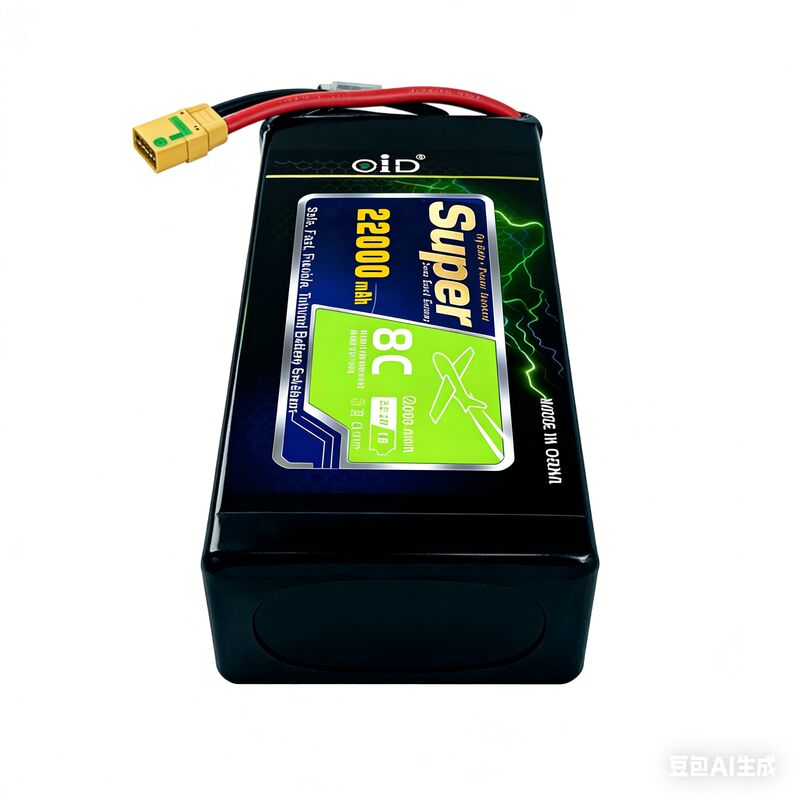22000mAh 22.2V High Discharge Rate Li-Po Drone Battery for UAVs with Low Internal Resistance