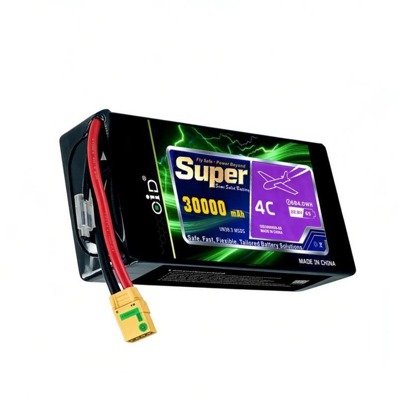 OID 30000mAh 22.8V High Discharge Lithium Polymer Drone Battery with XT90-S Connector