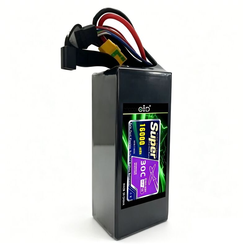 OID 22.2V 16000mAh 30C High Discharge Rate UAV Drone Lithium Polymer Battery Pack with XT90-S Connector