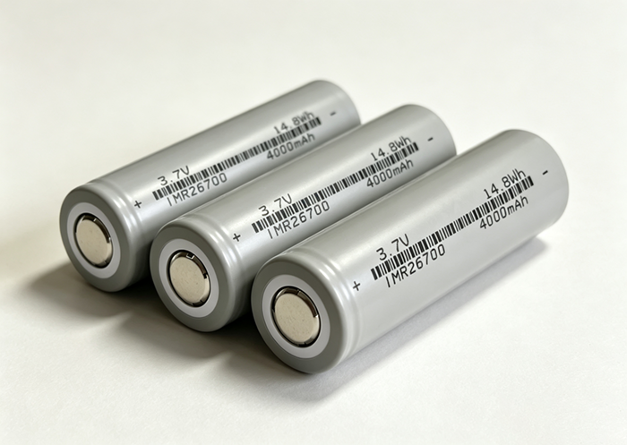 OID IMR26700-40E-1701 4.0Ah 8A Max Discharge Wide Temperature Range Cylindrical Lithium Ion Rechargeable Battery