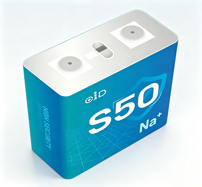 OID SIB50160118-50H 2.85V 50Ah Sodium-Ion Prismatic Power Cell 6C Continuous 10C Pulse Discharge 8000-10000 Cycle Life -40C Low Temperature