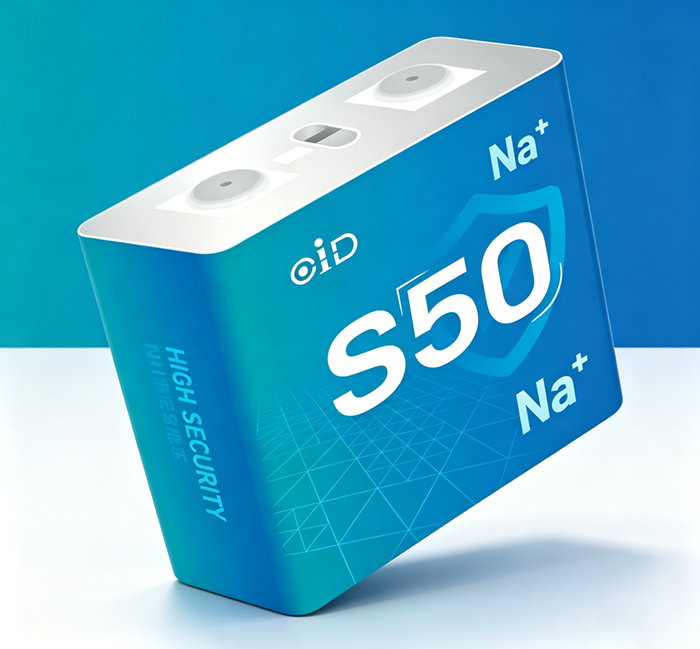 OID SIB50160118-50H 2.85V 50Ah Sodium-Ion Prismatic Power Cell 6C Continuous 10C Pulse Discharge 8000-10000 Cycle Life -40C Low Temperature