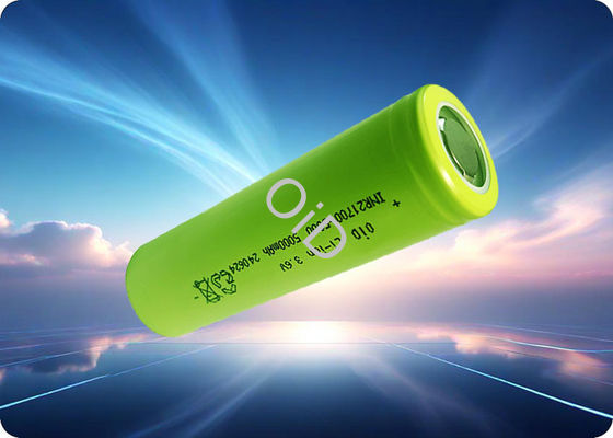 Customized 21700 Battery 3.6V 5000mAh Li Ion Battery 35A Discharge 500 Cycles